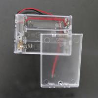 3节五号透明电池盒 DIY模型配件 带开关导线 4.5v电源