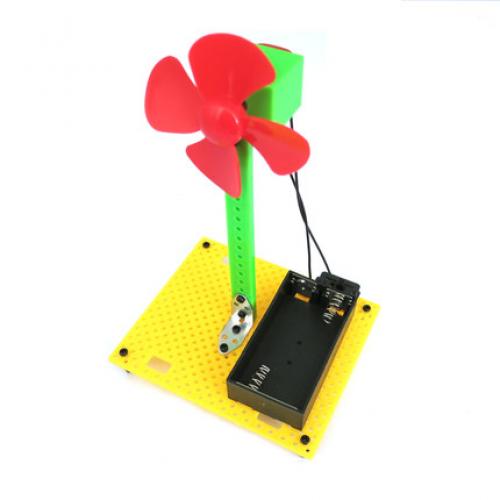 DIY风扇 手工科技小制作 电动模型拼装玩具 科学实验小发明材料包