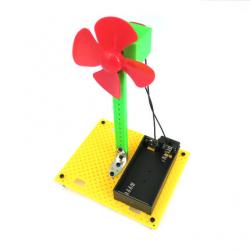 DIY风扇 手工科技小制作 电动模型拼装玩具 科学实验小发明材料...