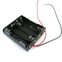 4节7号电池盒 带导线 DIY模型制作电池槽配件 迷你小型AAA型 串联