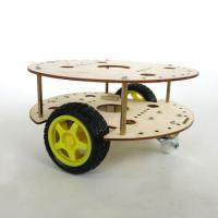 R3W4机器人车底盘 DIY科技小制作 遥控车升级件 自制创意模型玩具