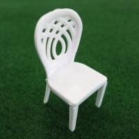 模型餐椅 餐桌椅椅子 建筑室内DIY沙盘模型制作配件 白色方椅摆件