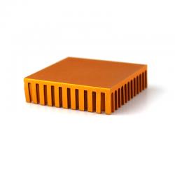4040散热片(金色) 铝合金散热器微型散热模块diy开元模型制作材料