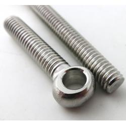 304不锈钢吊环螺丝 M6带孔螺栓 活节螺丝 模型螺栓 DIY玩具配件