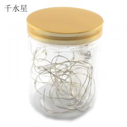 瓶中灯发光灯泡3v彩灯串 串灯米粒瓶中 led贴片灯diy手工模型材料