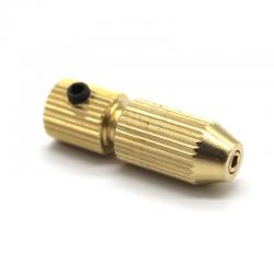 黄铜钻头夹 DIY电钻手钻模型工具 打孔钻孔钻夹头 转换头 连接杆