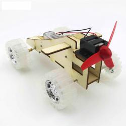 拼装风力车 科技小制作动手动脑手工模型 科学实验玩具 科学实验