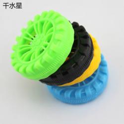 2*45mm窄款塑料车轮DIY模型手工制作玩具车轮 趣味DIY材料配件