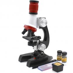 显微镜 DIY科学实验益智 生物显微镜1200倍 中小学生科普科教玩具