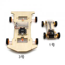 木板四驱车 科技小制作拼装材料包 DIY 创意 手工材料 科普玩具