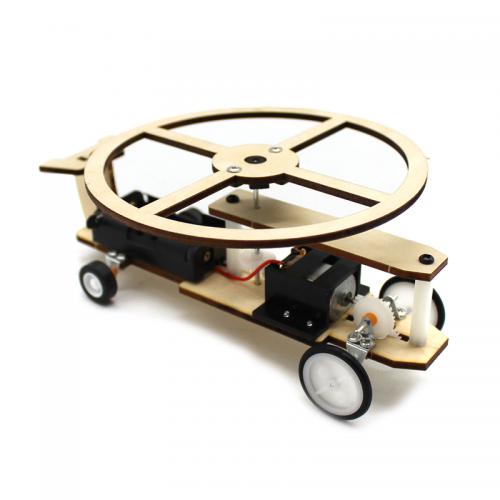 木质直升机1号 手工DIY滑行飞机模型 男孩创客科技小制作新年礼物