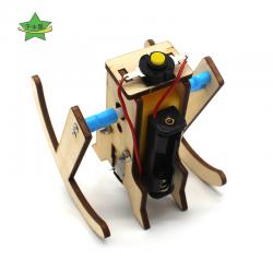 翻转机器人 创客教学手工拼装模型中小学生diy科技小制作趣味玩具
