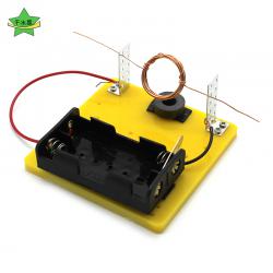 自制电动机实验 小学生趣味科学磁铁实验小制作玩具手工diy材料包