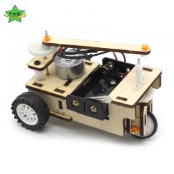 机器三轮车 科技小制作手工diy材料包小发明马达齿轮电动模型玩具