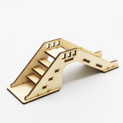 [星之河畔]滑滑梯 幼儿园创意DIY科技小制作区域材料科学手工建筑玩具材料包