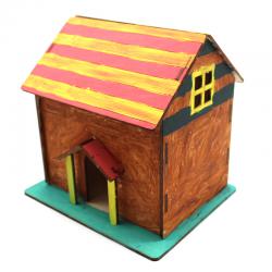 [星之河畔]小房子 儿童创意木制DIY拼装模型玩具建筑立体拼图摆件生日礼物