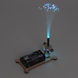 [星之河畔]光纤灯 趣味科学物理小实验儿童创意木制DIY模型玩具科技小制作