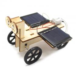 [星之河畔]太阳能车(双板) 创意木制DIY拼装模型玩具材料包儿童科技小制作