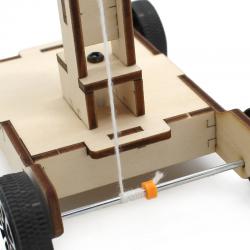 [星之河畔]趣味重力车实验模型 创意科学物理小发明DIY科技小制作steam模型
