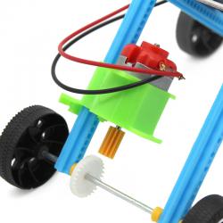 三角形模型车 科技小制作创意木制DIY手工拼装玩具stem材料包