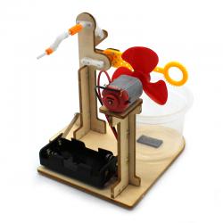 手摇曲柄泡泡机科技小制作模型玩具diy创意手工课作品材料包儿童