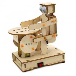 打鼓机器人2号趣味拼装科技小发明玩具材料包diy学生手工小制作