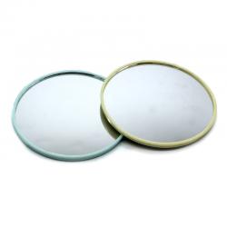 反光镜片直径7cm阳光聚光科学实验diy科技小制作用配件小圆镜单面
