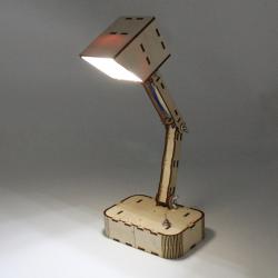 折叠台灯模型1号手工制作照明灯科技小制作模型玩具diy拼装材料包