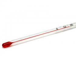实验用玻璃温度计棒式红水温度测量仪diy手工制作科学实验工具1个