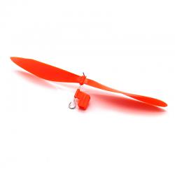 橡皮筋飞机螺旋桨套装手工DIY滑翔机模型玩具动力风叶飞翼 长18...