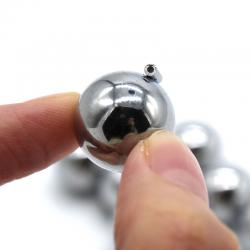 带孔钢球15.87mm手工科技制作DIY自制牛顿摆撞球科学实验模型配件