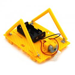 [画中麦田震动小车 ]diy手工拼装儿童玩具科技小制作 科学实验套件创客教具