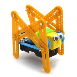 [四足大虫子]四足大虫子diy科学小发明电动行走机器人儿童手工小实验创客玩具