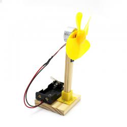 [星之河畔]2020迷你电池小风扇 儿童科学实验diy玩具科技小制作拼装材料