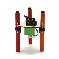 [星之河畔]木质拼装玩具diy小学生科技小制作套装画画机器人 涂鸦机器人