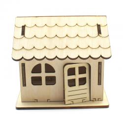 [星之河畔]普通的小房子1号儿童学生手工拼装材料包diy科技小制作