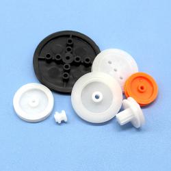 塑料皮带轮组(7种) diy模型材料包 小飞轮 塑料车轮 皮带传动轮