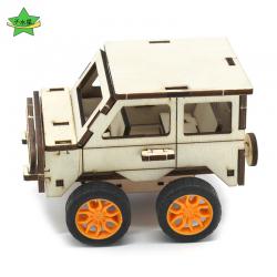[星之河畔]惯性小车1号 diy科技小制作儿童学生手工拼装小车模型玩具材料