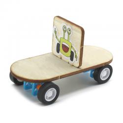 [星之河畔]滑板车1号diy小制作儿童学生自制手工拼装滑板模型玩具