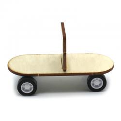 [星之河畔]滑板车1号diy小制作儿童学生自制手工拼装滑板模型玩具
