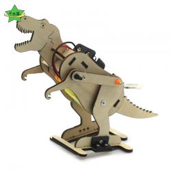  恐龙-霸王龙diy机器龙小学生科技小制作手工自制手工拼装玩具材料
