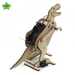  恐龙-霸王龙diy机器龙小学生科技小制作手工自制手工拼装玩具材料