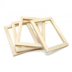 木框15X20CM手工DIY自制简易相框创意油画装裱框实木架配件儿童