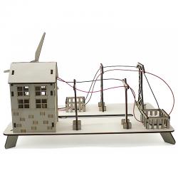 风力发电与高压输电模型1号