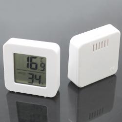 迷你温度计湿度计(方形白色)