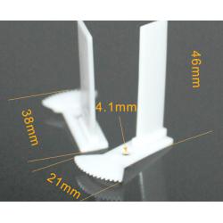模型船舵-扇形齿轮转向舵(白色)1个