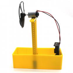 方型风能小船1号(黄色)