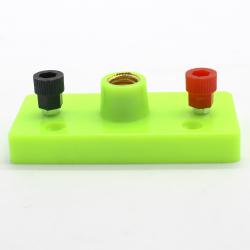 长方形物理实验灯泡座(A型号-绿色)