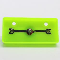 长方形物理实验灯泡座(A型号-绿色)