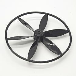 带圈六叶螺旋桨(2*60mm窄)黑色